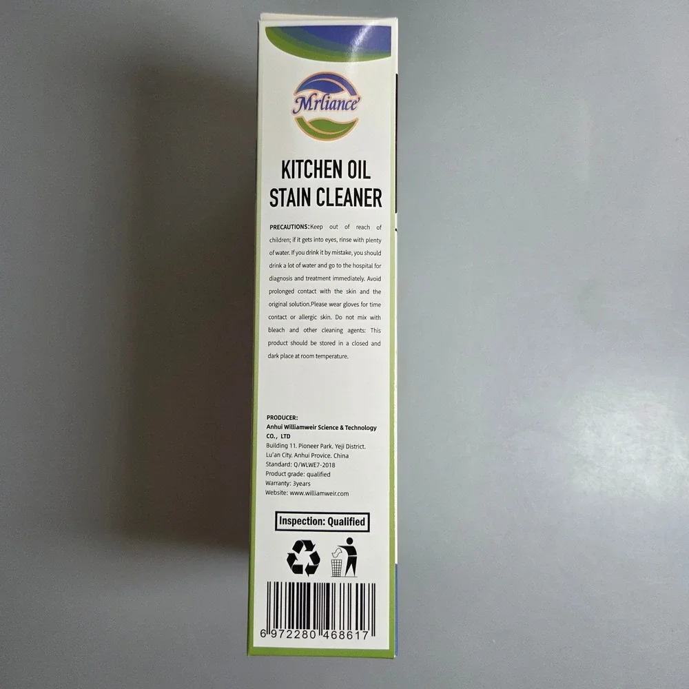 Mrliance Kitchen Oil Stain Cleaner 500ml Powerful Degreaser 2X Cleaning Power